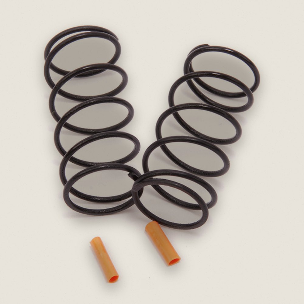 Shock Springs, Vintage Short Orange 8.0lb/in, Pair - Schumacher