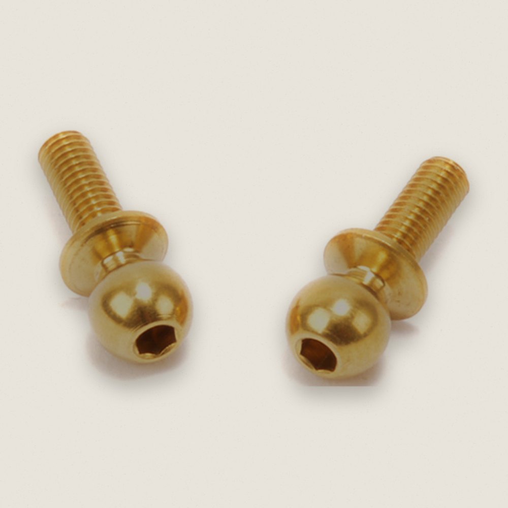 Titanium 5.5mm Long Ball Stud, Pair - Schumacher