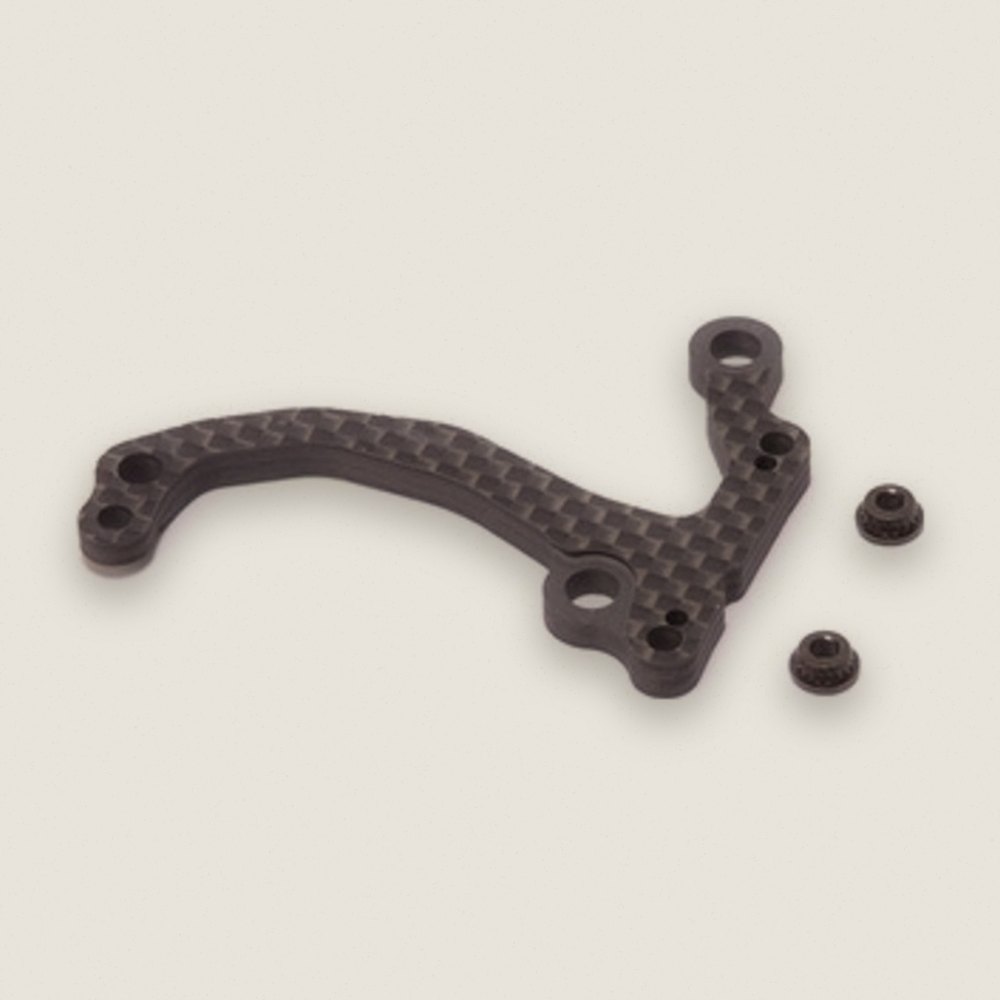 Carbon Fiber 1 Notch Rear Link Mount LH, Mi9 - Schumacher