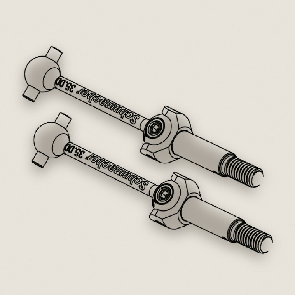 Rear Driveshaft Assembled (pr) - Neon