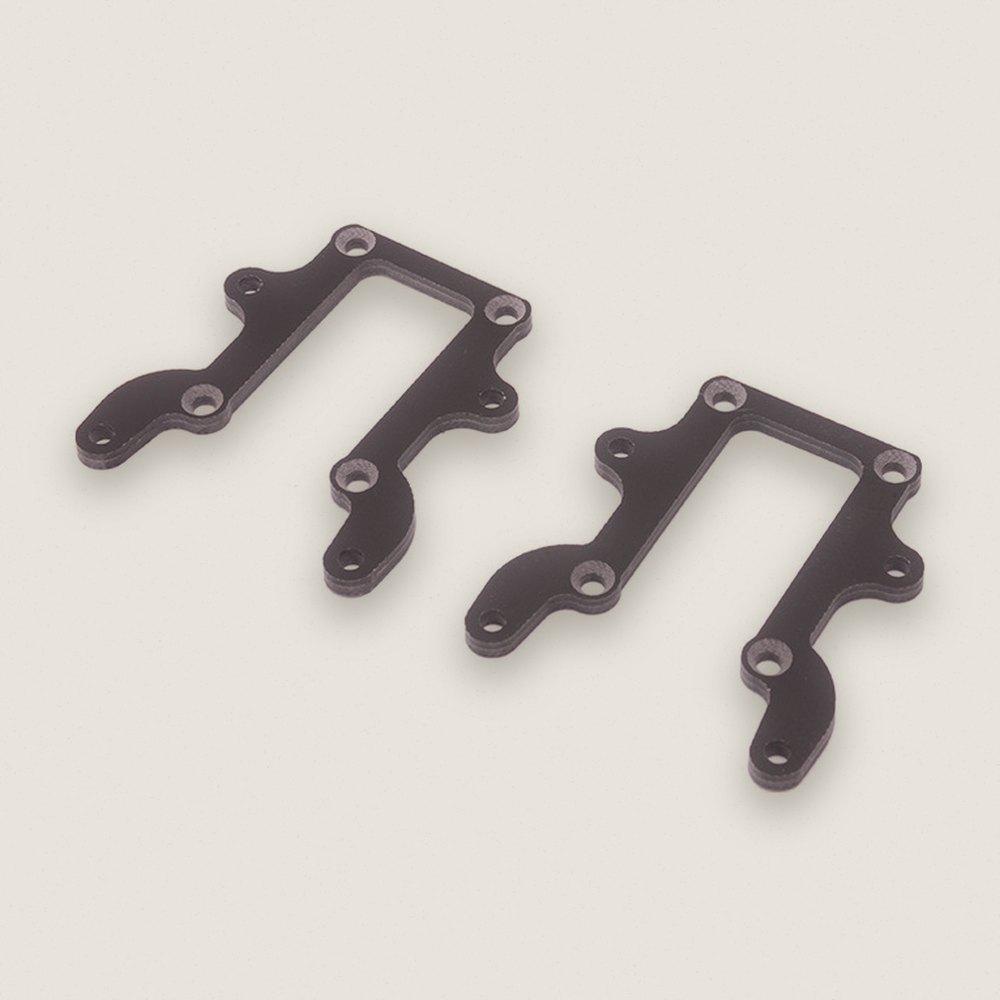 S2 Upper Link Mount, Pair, Neon - Schumacher