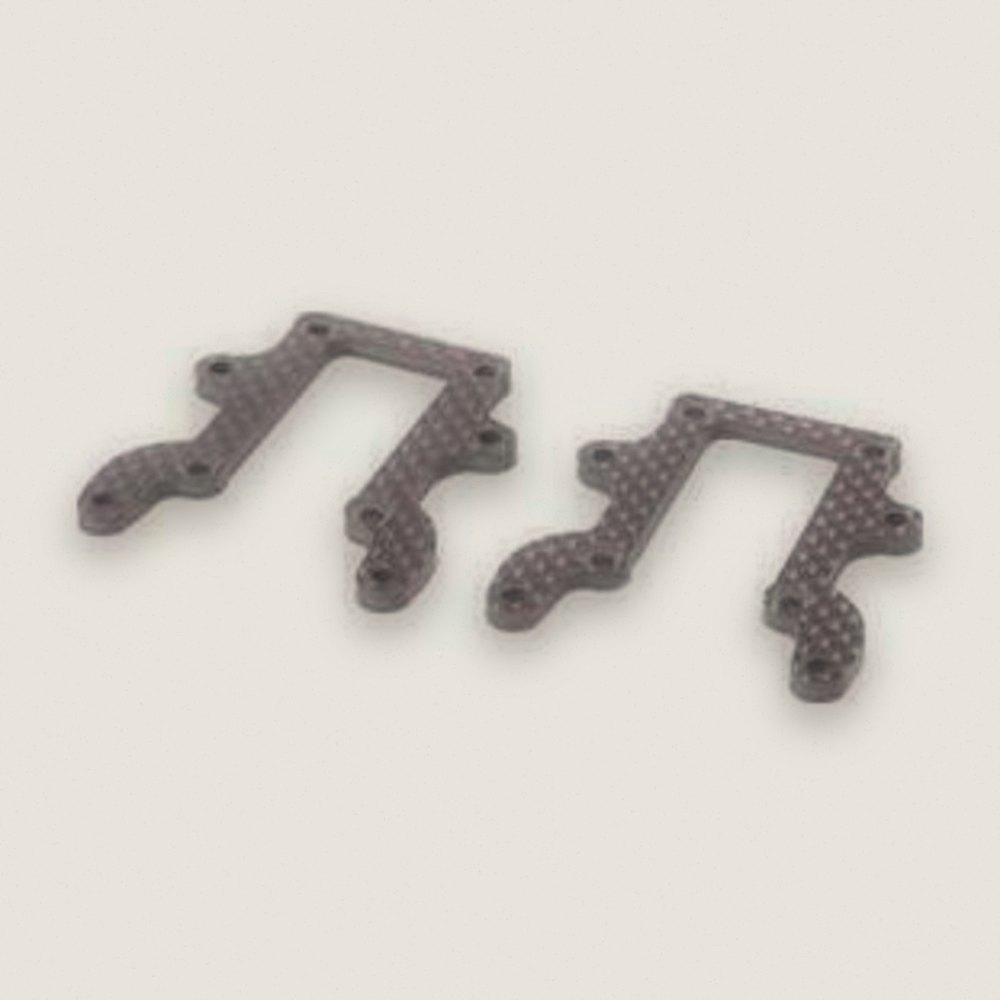 Carbon Fiber Upper Link Mount, Pair, Neon - Schumacher
