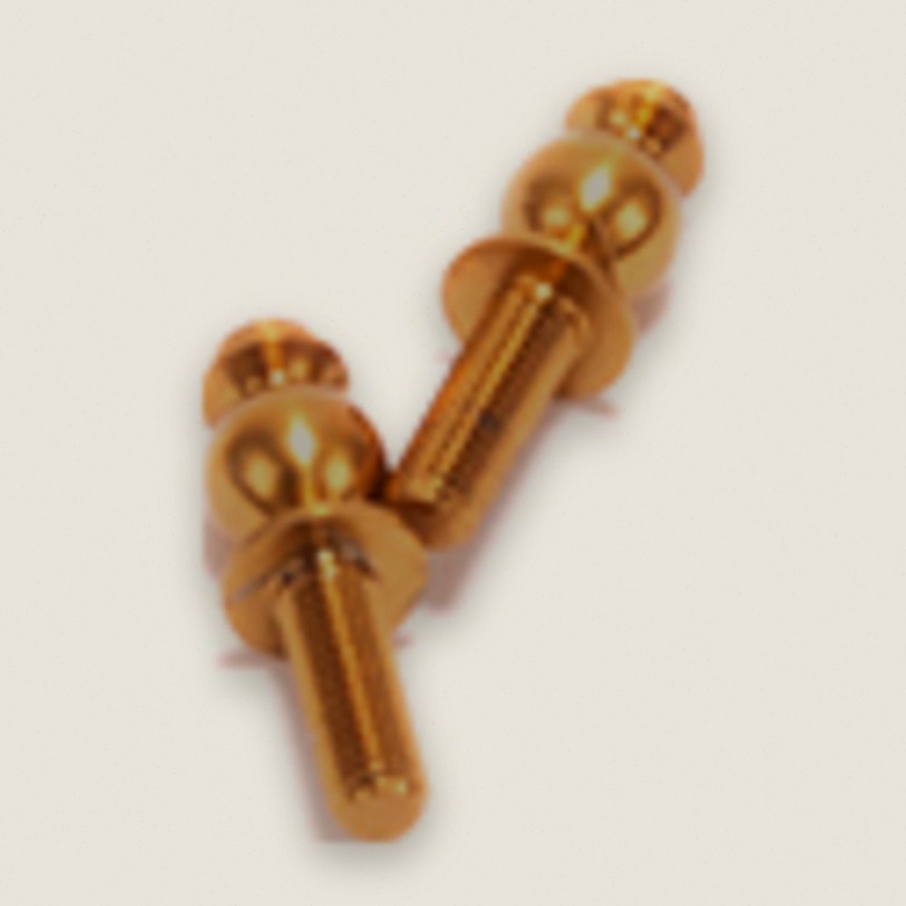 Ball Studs, Titanium 5.5mm Long, Pair - Schumacher CAT PB