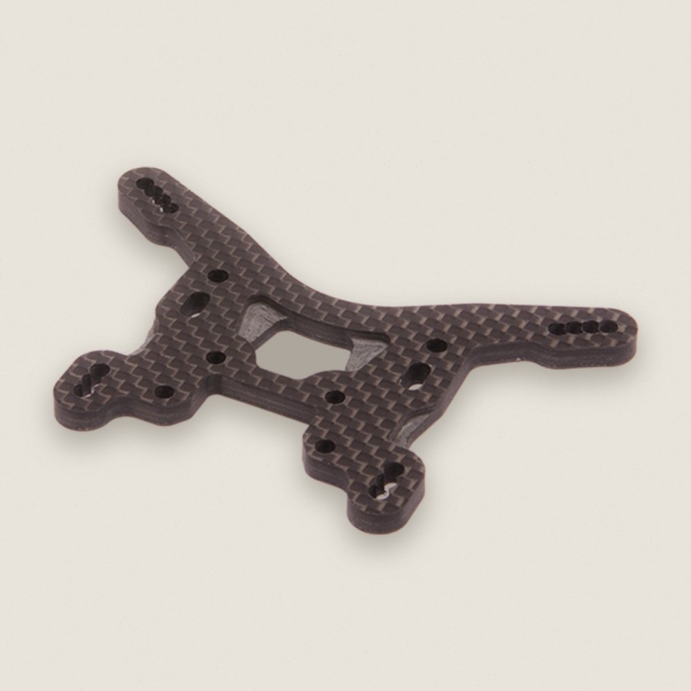 Shock Mount, Rear Carbon Fiber - Schumacher CAT PB