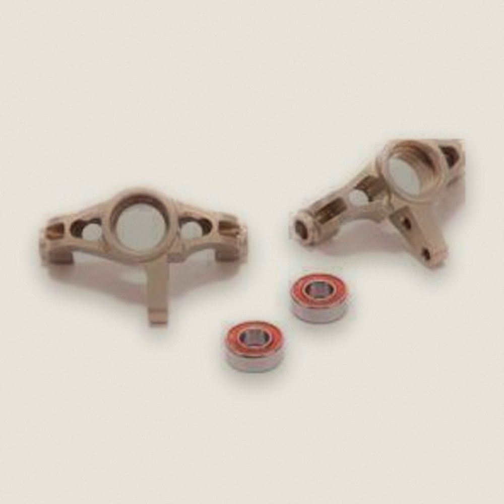Front Hub Carriers, Aluminum, Pair - Schumacher CAT PB