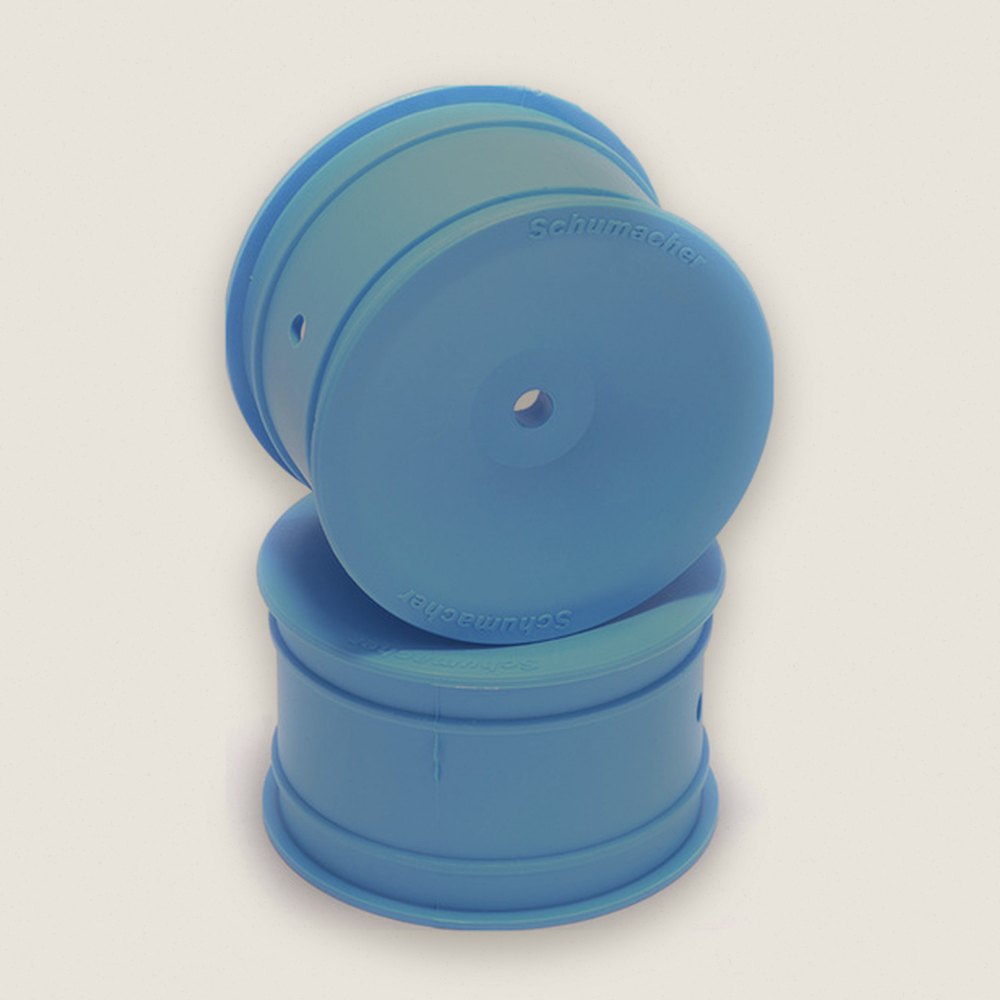 Wheel; 12mm Hex - Rear - Blue - Offroad - pair
