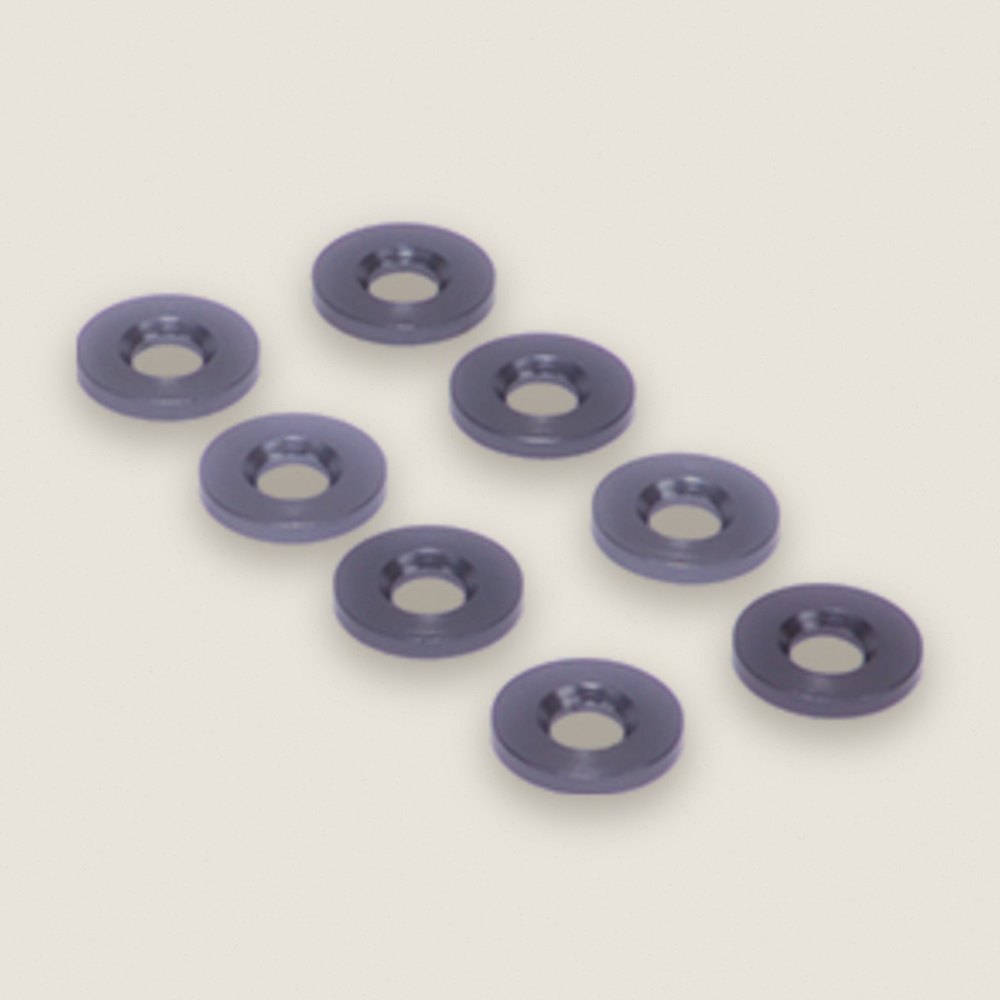 Alloy Grey Wishbone Spacer 1.0mm - Mi10 (pk8)