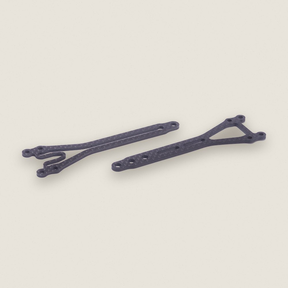 Split Top Decks, Carbon Fiber 2mm, Pair, for Mi10 - Schumacher