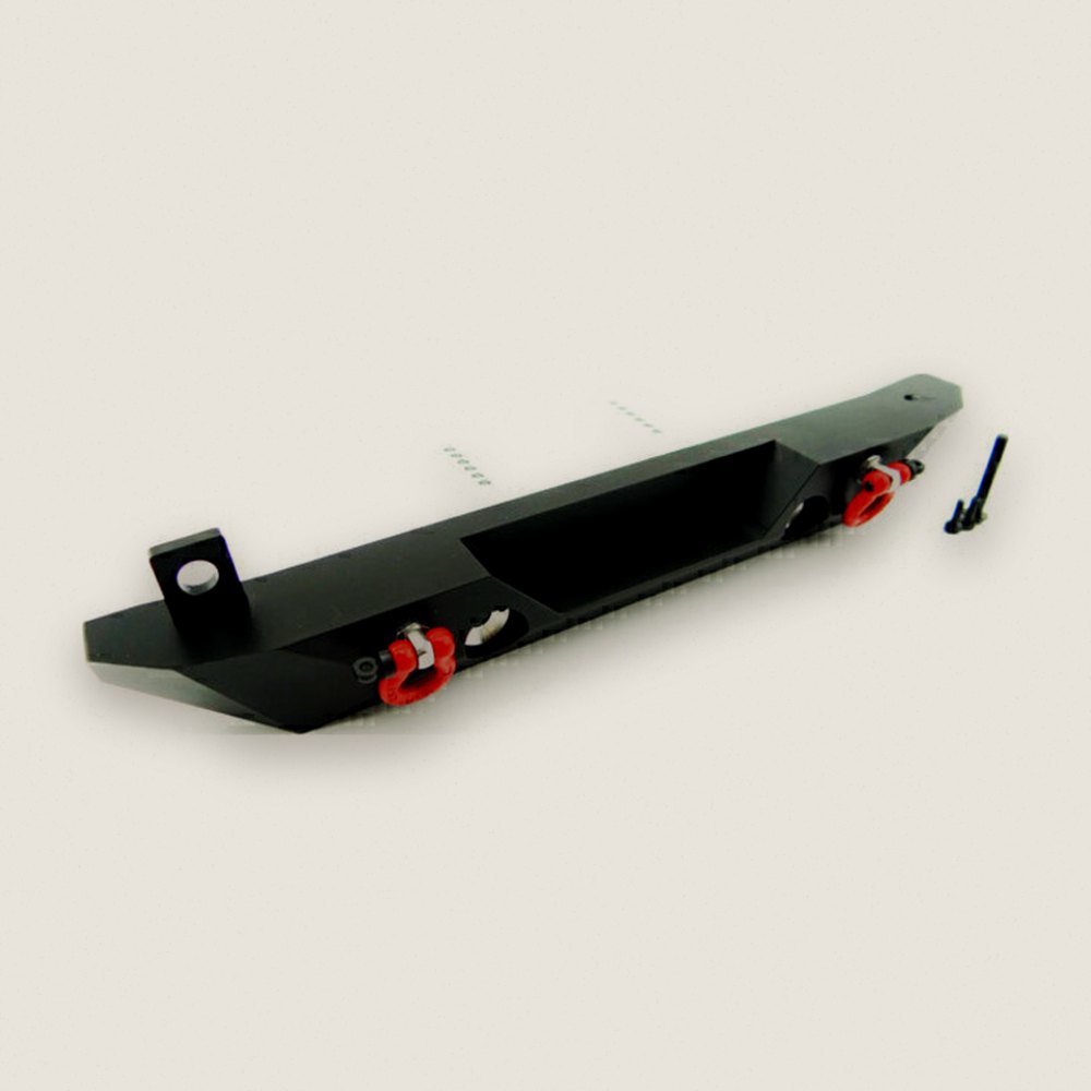 Aluminum Rear Bumper with Light Mounts Scx10
