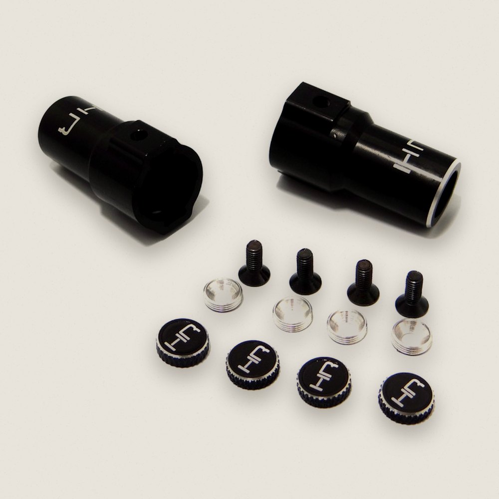Black Aluminum Rear Axle Lock-Out Scx-10