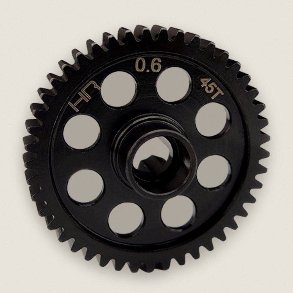 Spur Gear, Steel 45t .6 Module for Bx/Mt/Sc4.18 - Hot Racing