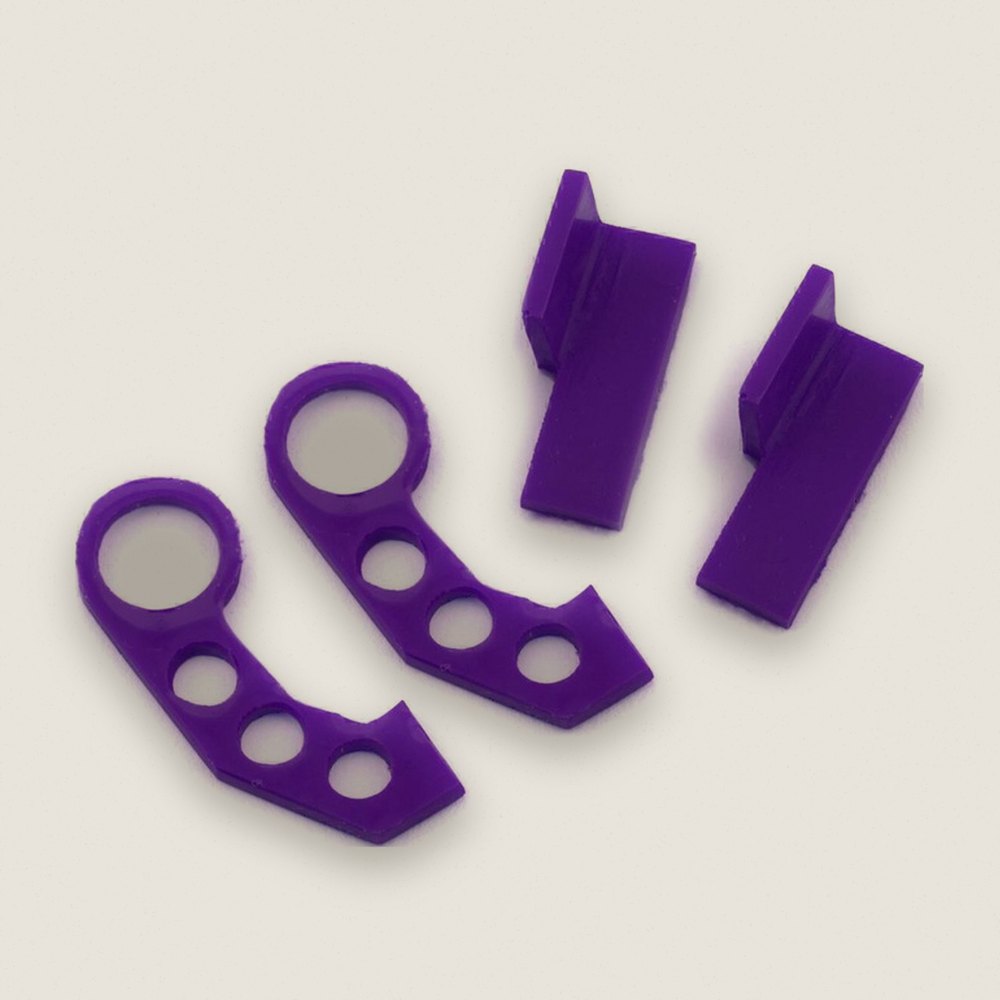 JDM Tow Hook (Purple) (2) (Style 3), Scale Drift - SIDEWAYS RC