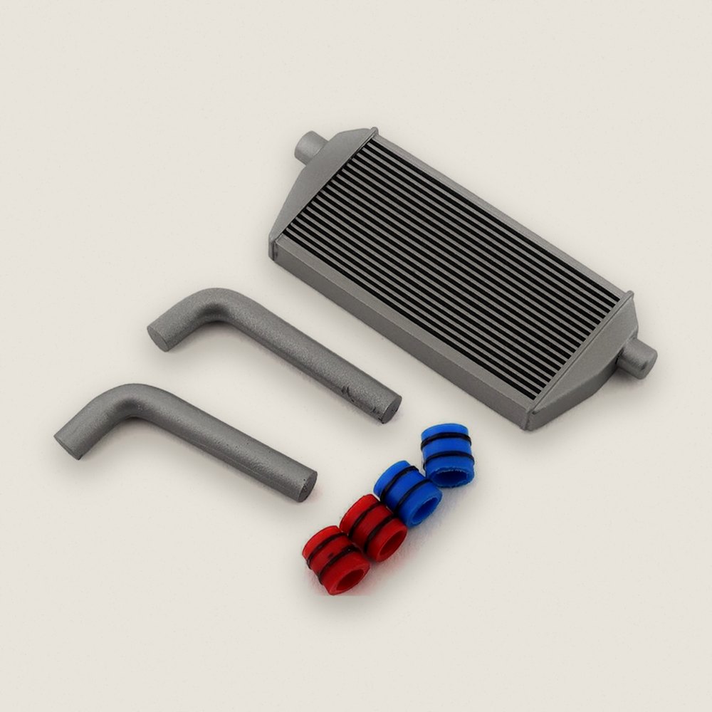 Scale Drift Full Intercooler Kit (Silver) (Medium)