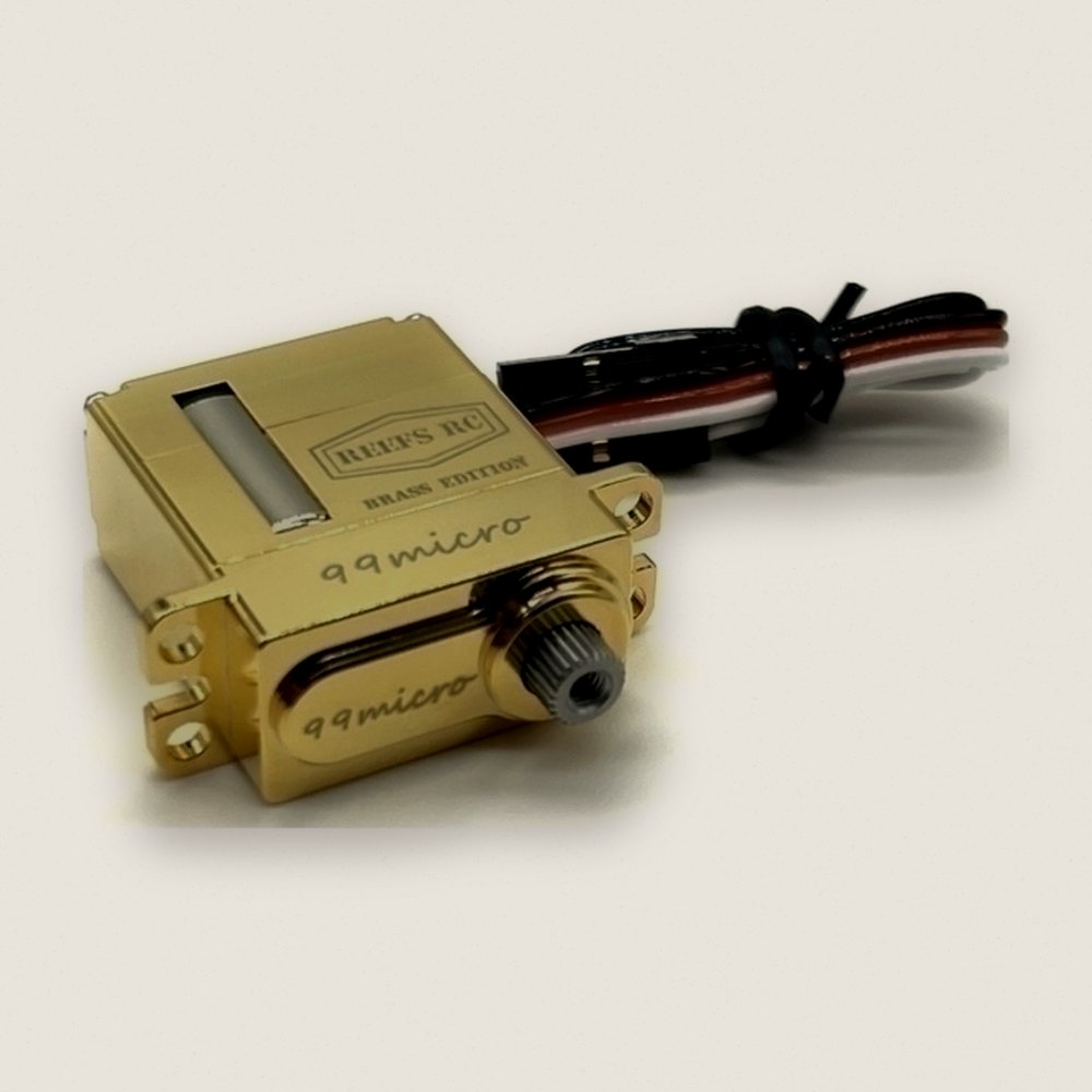 Servo, 99micro Brass Edition - Reefs RC