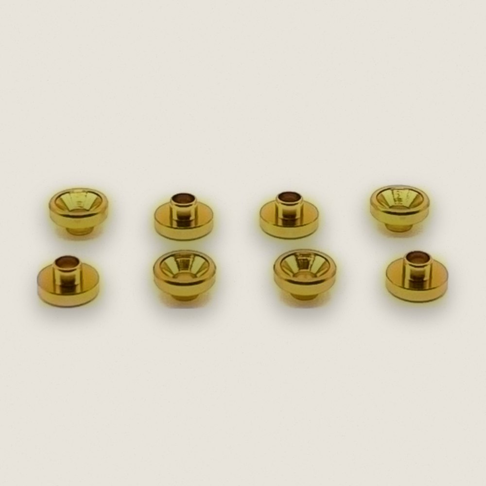 Servo Washers, Gold, 8pk - Reefs RC