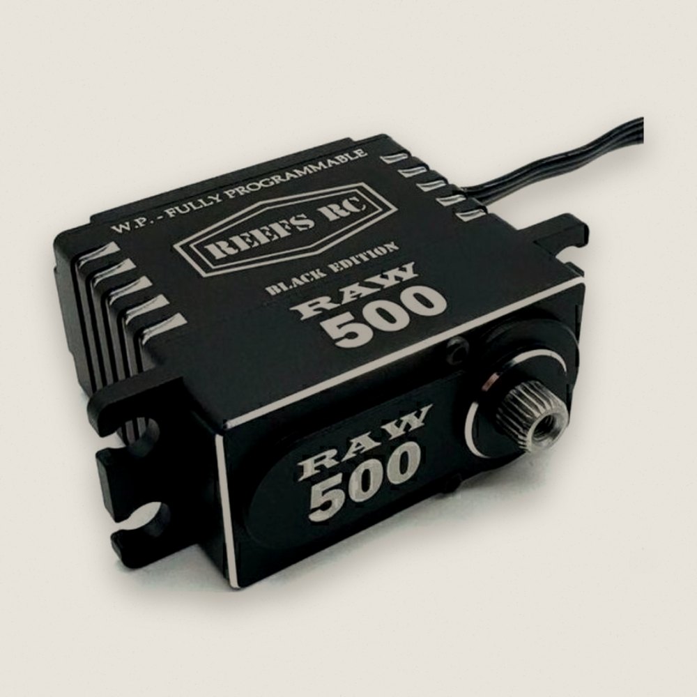 Servo Programmable, Raw 500 Black Edition - Reefs RC