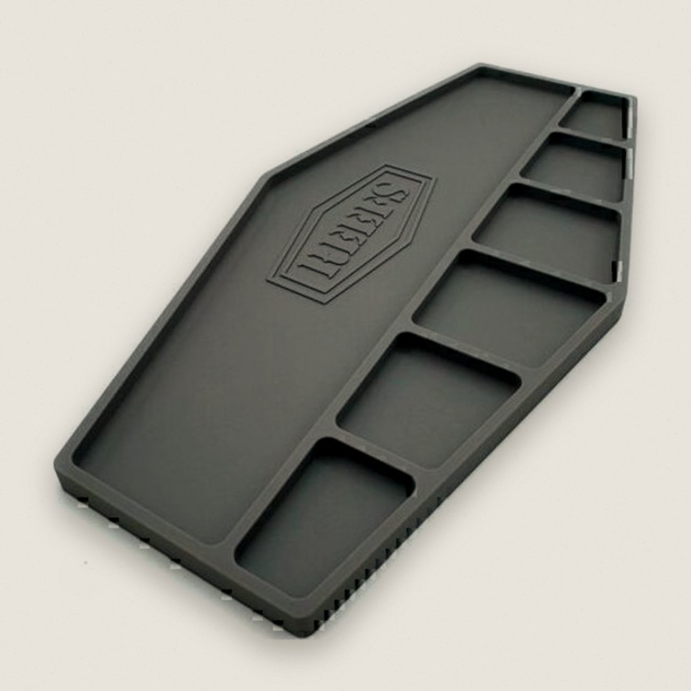 Shield Silicone Parts Tray Gray