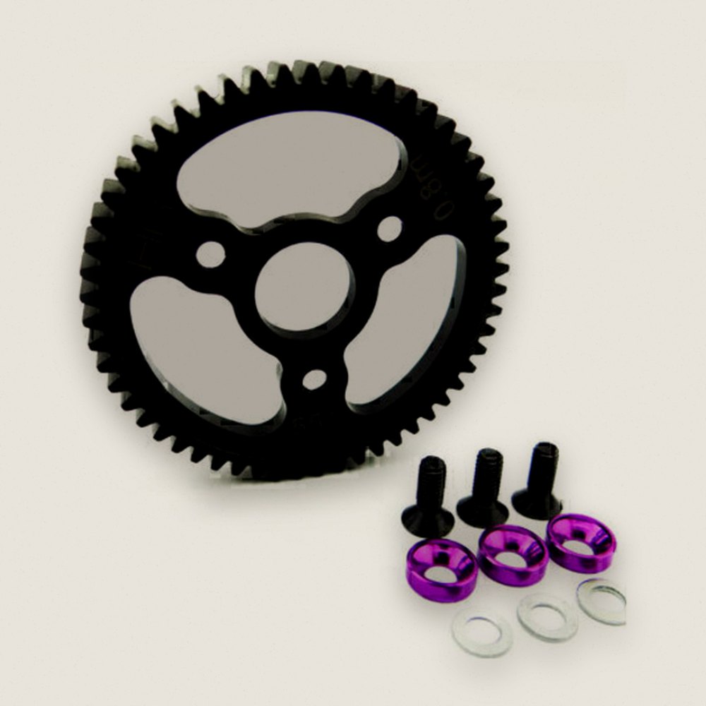 Steel Spur Gear (55t 0.8 Mod)(Purple) - TRA