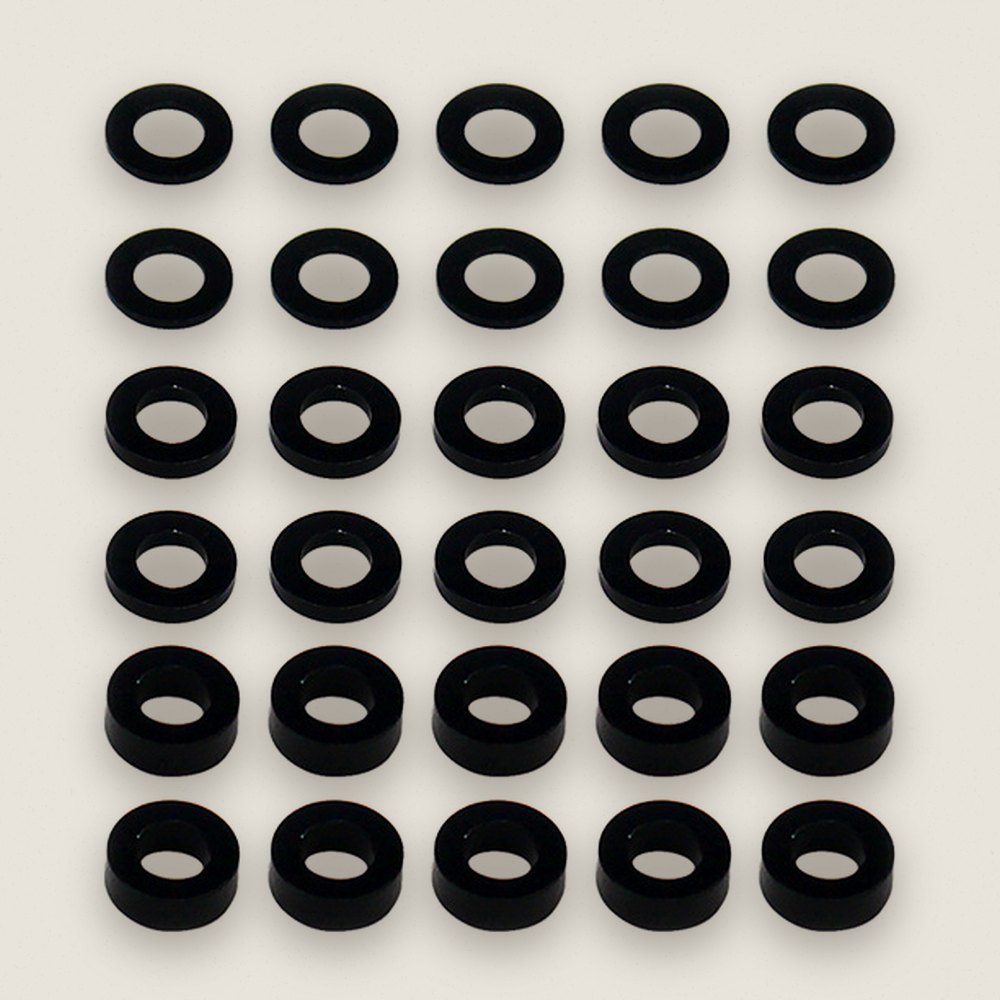 Ballstud Washers 5.5x3.0mm (30) Black