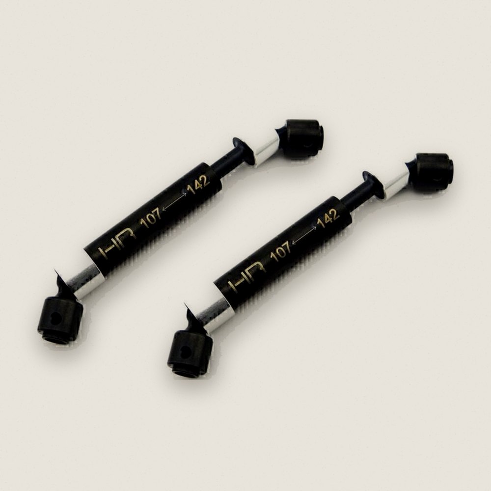 Center Drive Shaft 107-142mm, Steel (2) - Hot Racing