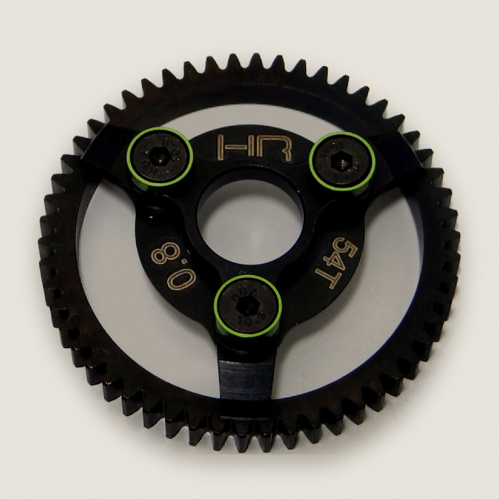 Spur Gear, Steel 54t 32p (Green) for Traxxas - Hot Racing