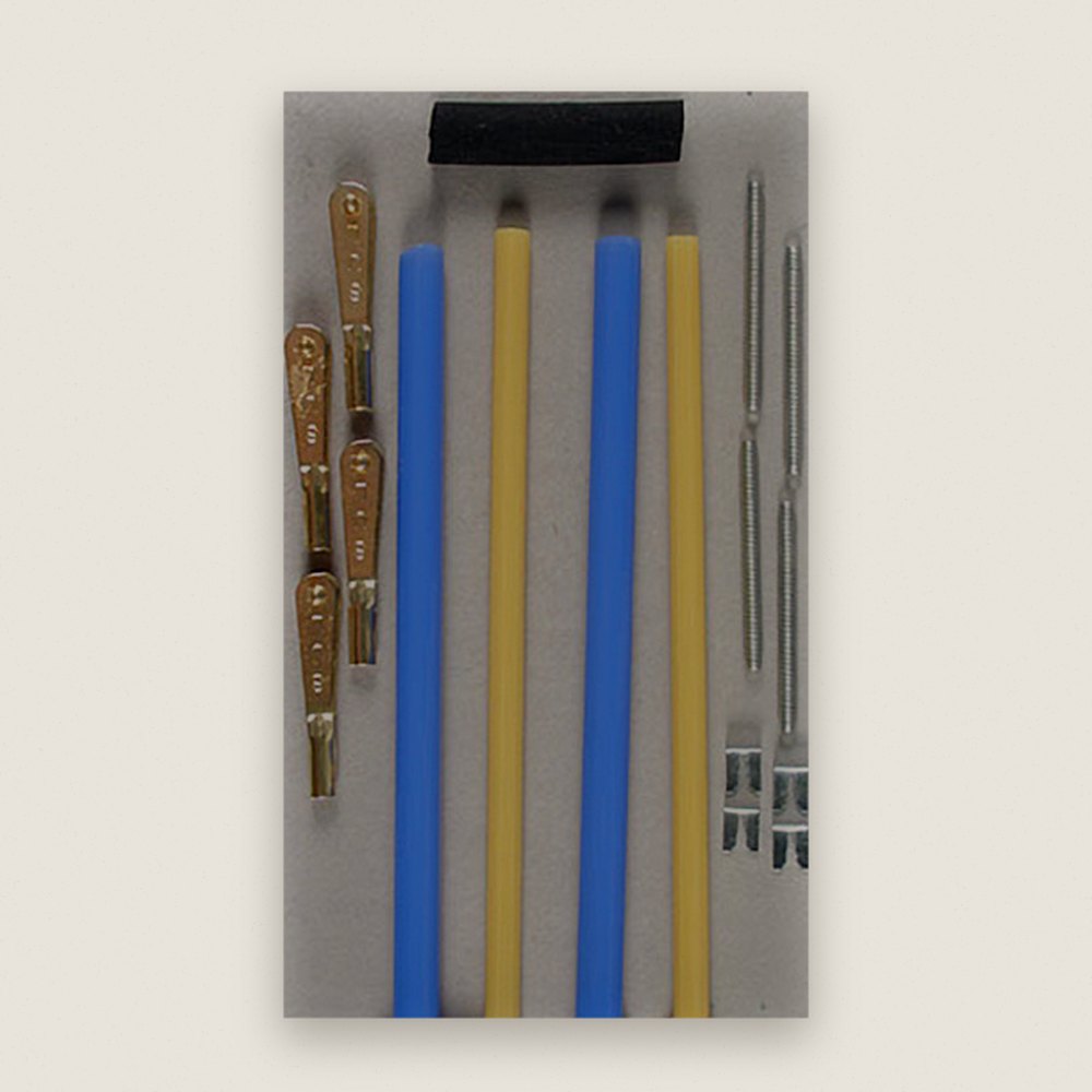 Sullivan Semiflex Gold-N-Rod W/Gold-N-Clevises 36 Inch (2)