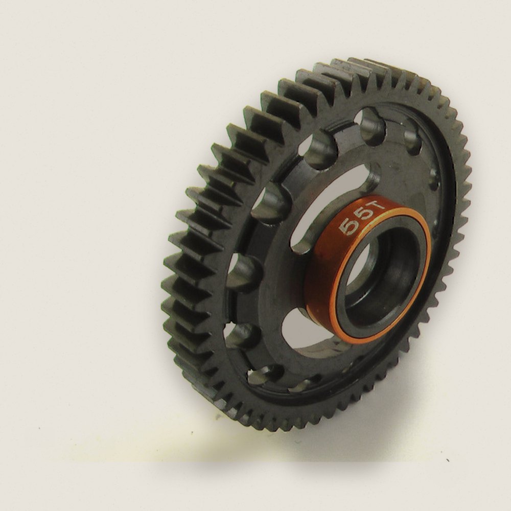 Steel Spur Gear (55t)(Gold) - 1/16 TRA
