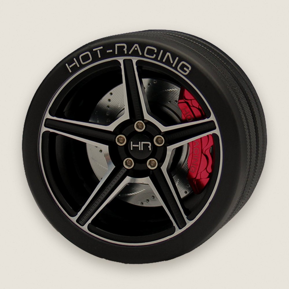5-Spoke 6061 Steering Wheel, Black, NB4 - Hot Racing