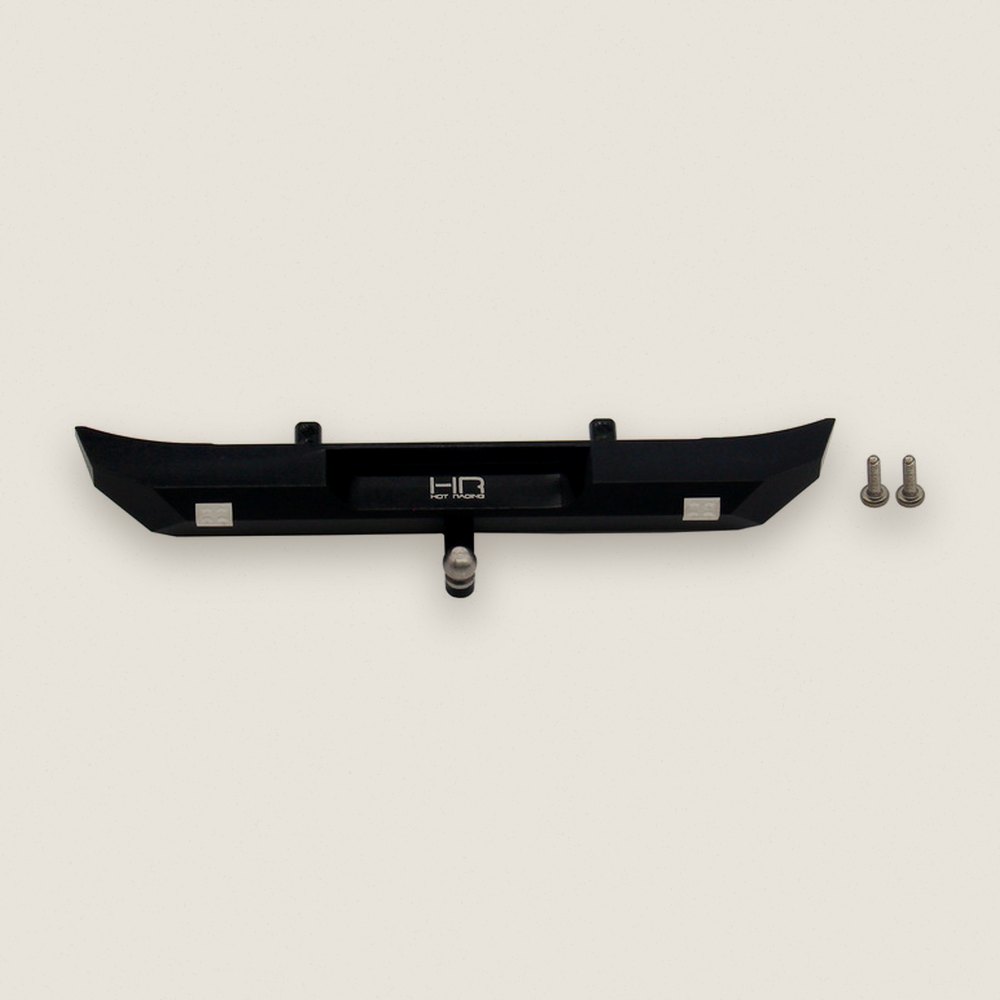 Rear Bumper, Aluminum J33P Wrangler for SCX24 - Hot Racing