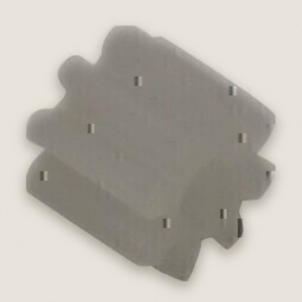 Nylon 8T 0.5 Mod CNC Gear for use with 0.5M spur gear only