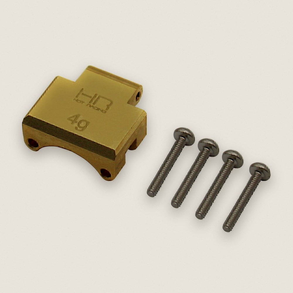 Rear Axle Truss Upper Link Mount, Brass for SCX 24 - Hot Racing