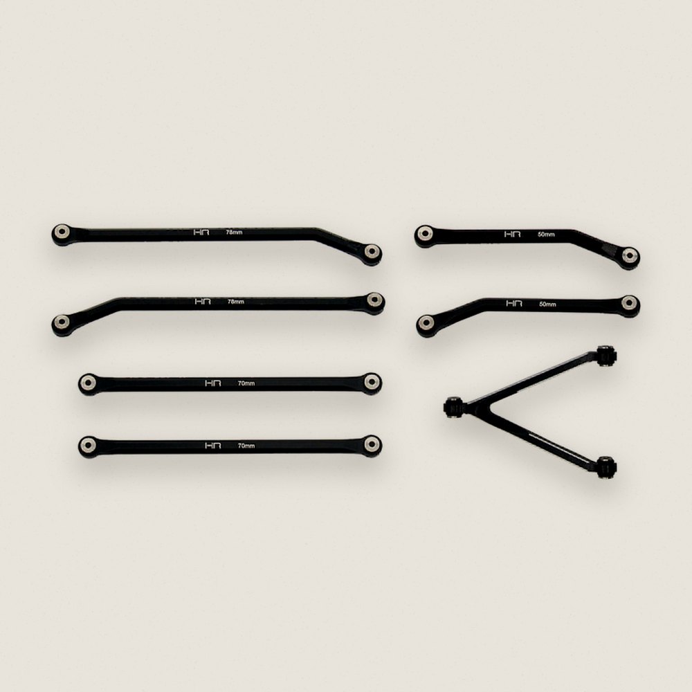 High Clearance Link Set, Aluminum for 6 (153.7mm) SCX 24 - Hot Racing