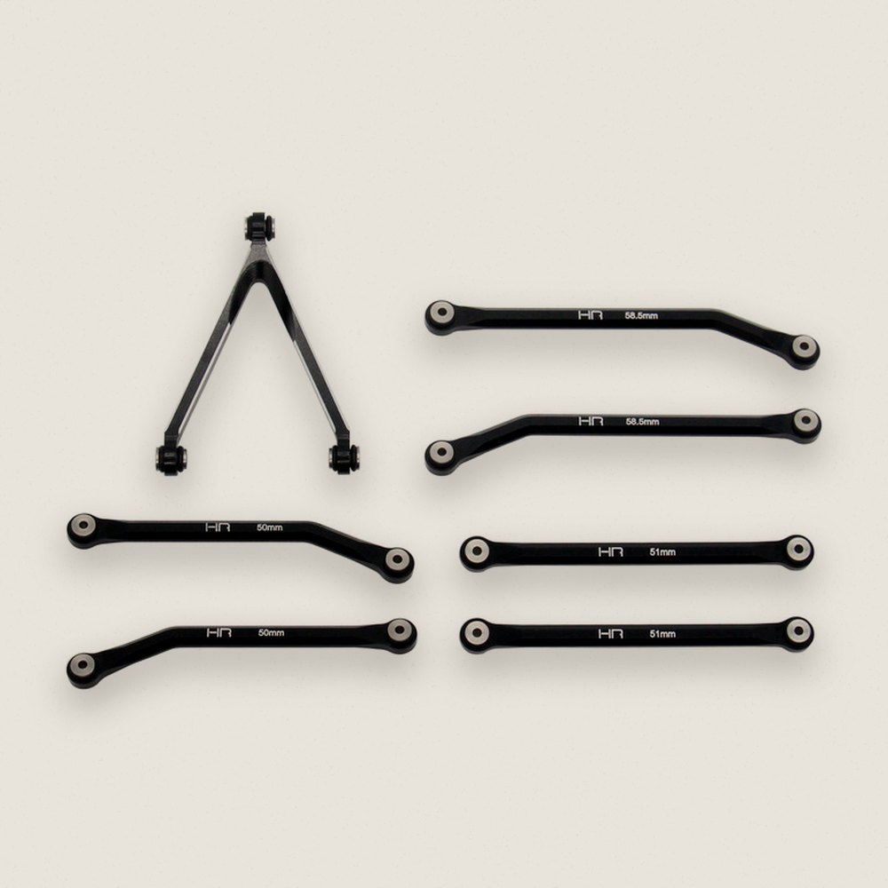 High Clearance Link Set, Aluminum for (133.7mm) SCX24 - Hot Racing
