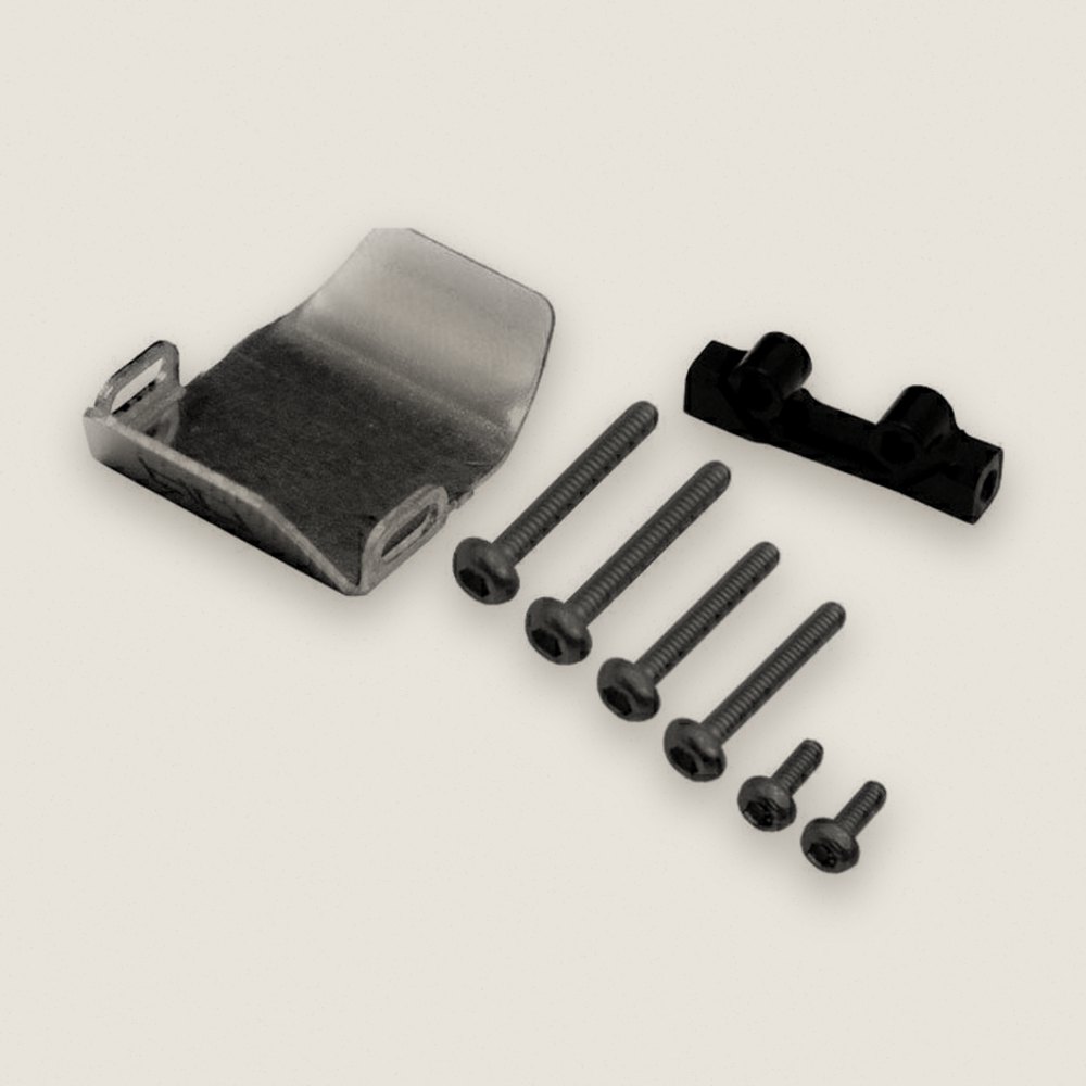 Axle Skid Plate, Stainless Steel Front or Rear for SCX24 - Hot Racing