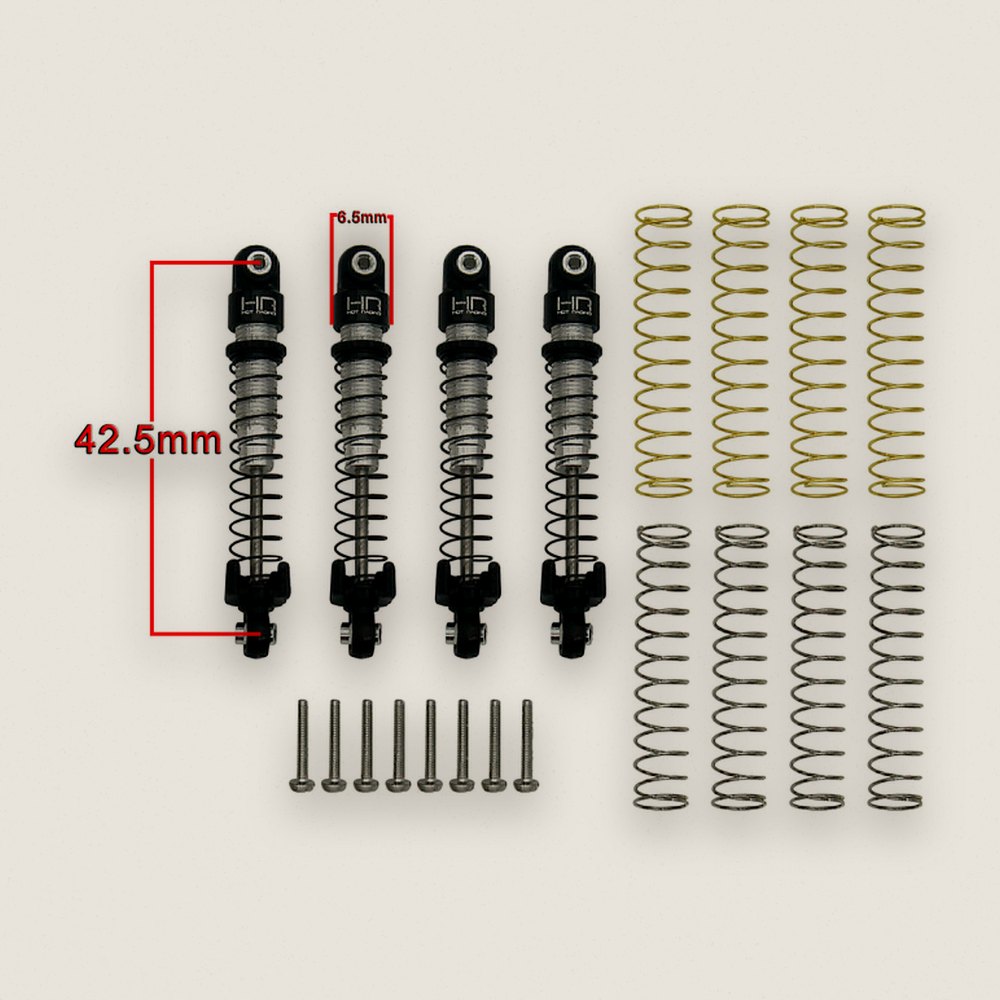 Aluminum Threaded Long Travel Oil Shocks - Scx24