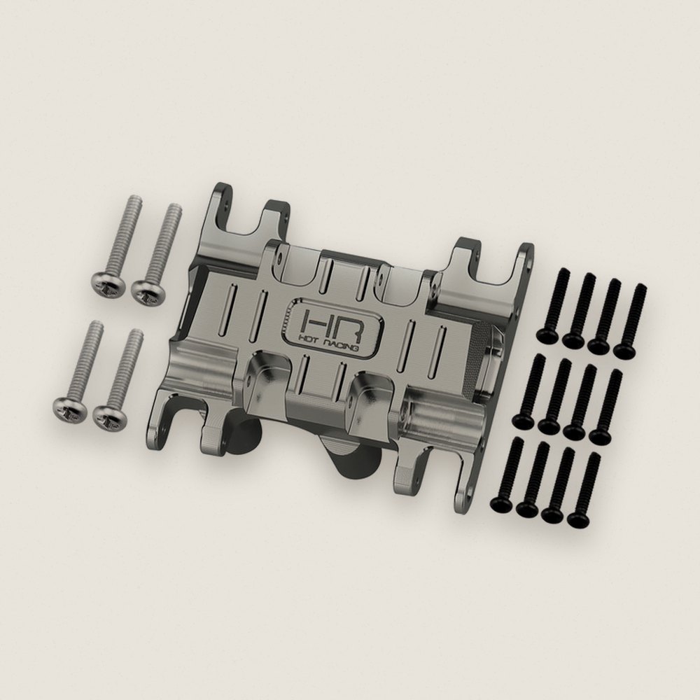 Clear Anodized T6 Aluminum Center Gear box mount: Axial SCX30