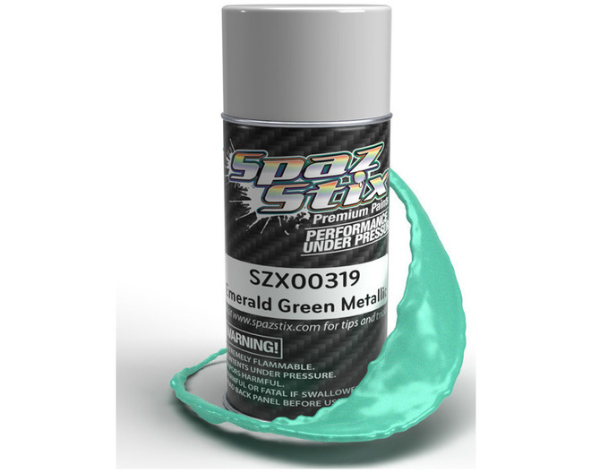 Emerald Green Metallic Aerosol Paint 3.5oz Can