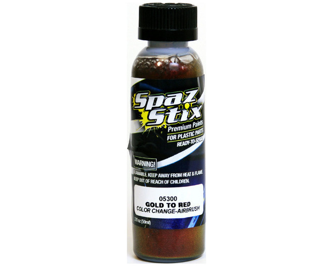 Color Change Airbrush Ready Paint Gold/Red 2oz Bottle