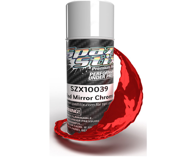Red Mirror Chrome Aerosol Paint 3.5oz Can