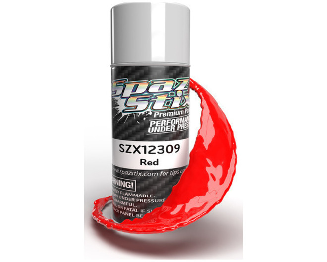 Solid Red Aerosol Paint 3.5oz Can