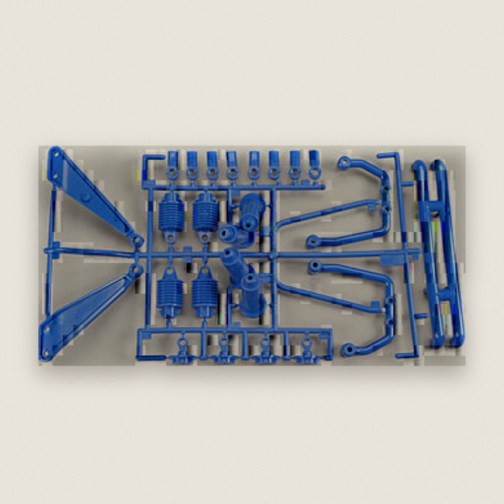 F Parts Clodbuster Blue Suspension Parts