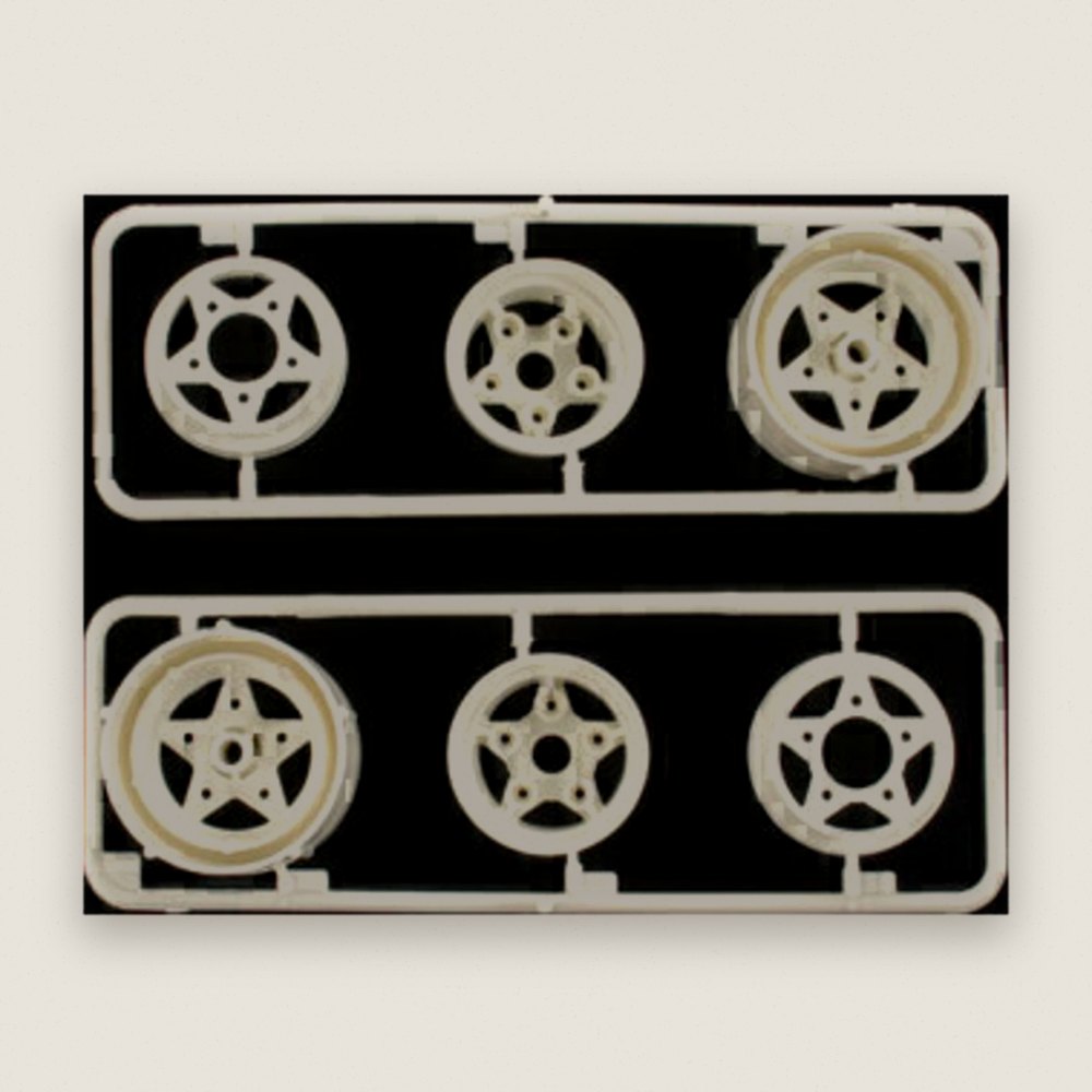 Rear Wheels, R-Parts, for Sand Scorcher Srb - Tamiya
