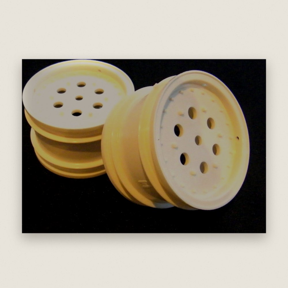 Rear Wheels, 2 Pieces, for Hotshot Series 2 - Tamiya