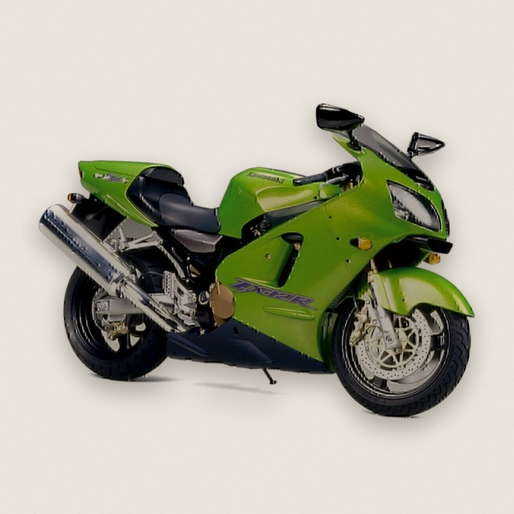 Motorcycle Model Kit, 1/12 Kawasaki Ninja ZX-12R - Tamiya