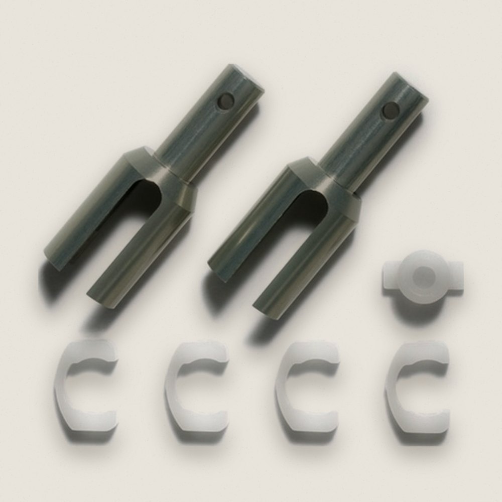 Aluminum Gearbox Joints, TT-02 Type-S Receiver - Tamiya