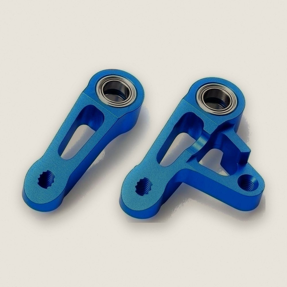 Aluminum Steering Arms, Left/Right, 22073, XV-02 - Tamiya