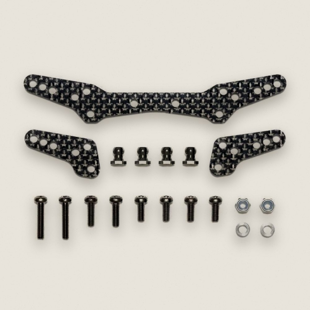 Damper Stay Set, Carbon for Dt-04 - Tamiya