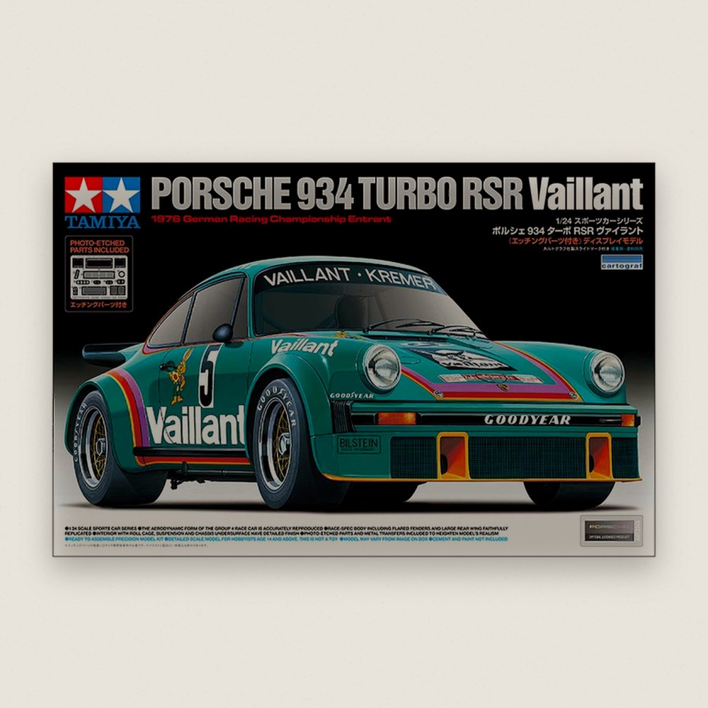 Model: Porsche 934 Turbo RSR Vaillant, 1/24, Limited Edition Re-Release - Tamiya