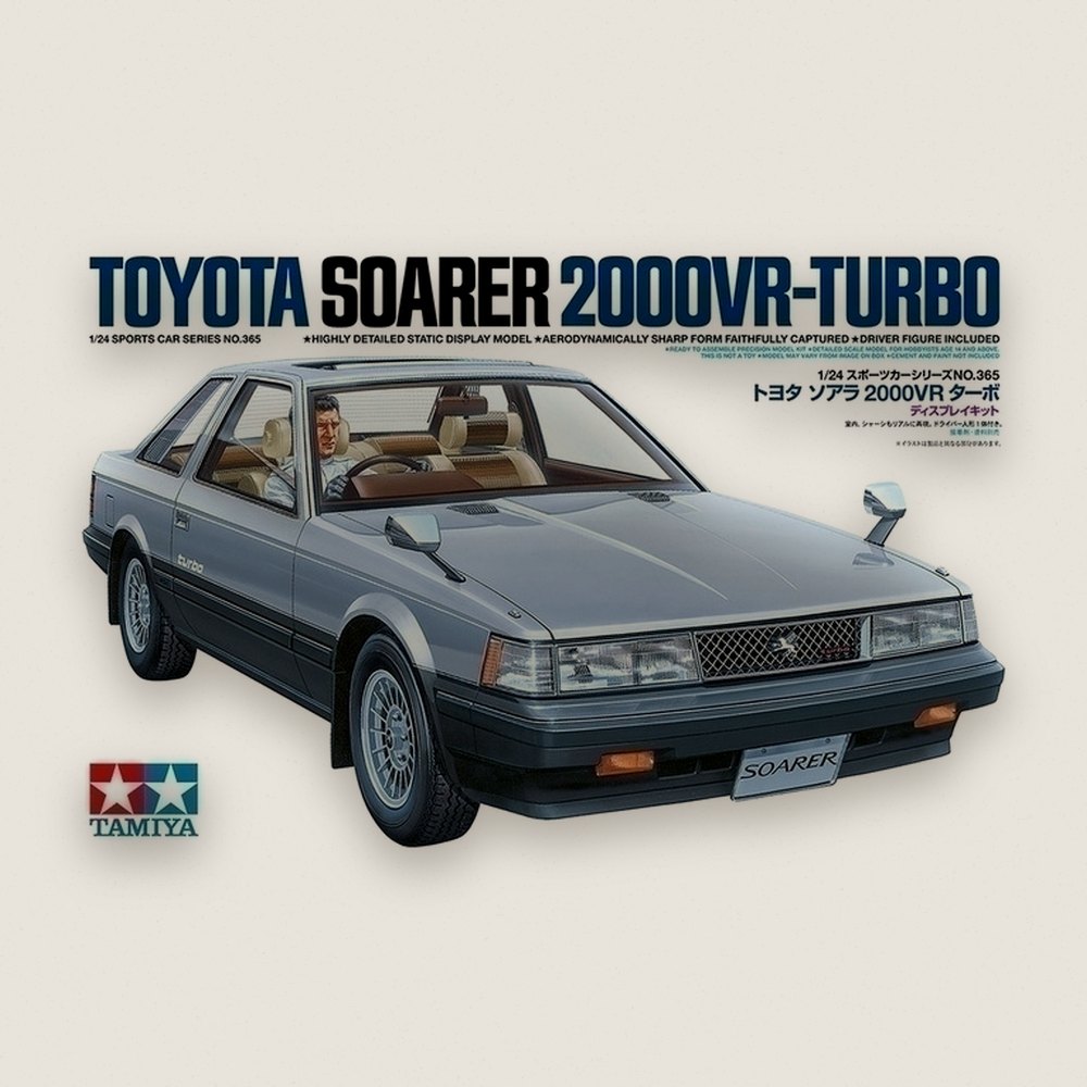 Plastic Model Kit: Toyota Soarer 2000VR-Turbo, 1/24, Limited Edition - Tamiya