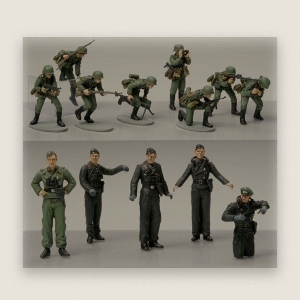 Wwii German Infantry Set, 1/48 - Tamiya